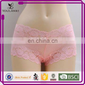 China Factory Popular Female Lace Trim Sexy Lady Panties Fashion Underwear Women Brief