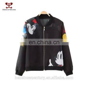 2015 fashion dress European joker loose new cartoon mickey Bertha female sun-protective clothing coat jacket gril dress