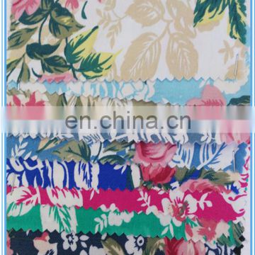 bright color flower printing spandex fabric for garments