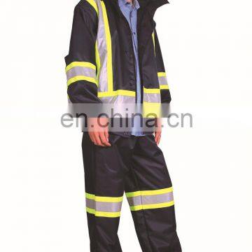 cheap raincoat with reflective tape working set keep from water protecting clothing