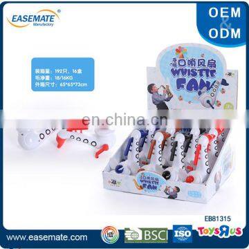 Sales promotion Whistle sacks hand fan