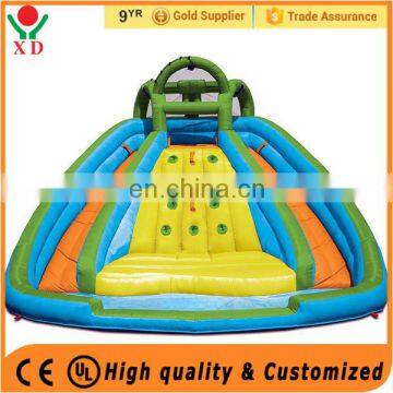 Hot selling cheap inflatable swimming pool water slide for inground pools