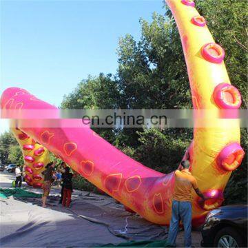 customized outdoor decoration octopus tentacle inflatable for event