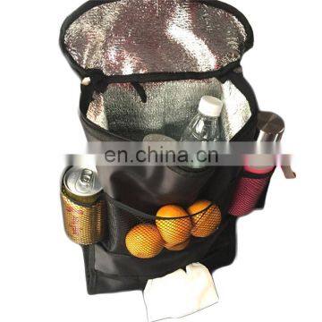 Trunk Organizer & Cooler Set - Collapsible Folding Flat Trunk Organizer Storage for Car in Black