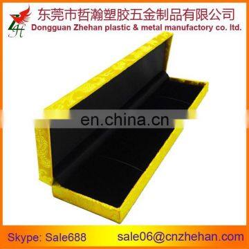 Fancy plastic coated satin gift pen box manufacturer