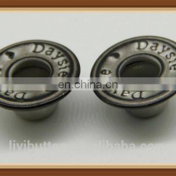 double spike rivet, contrast tin hollow brass button for garment