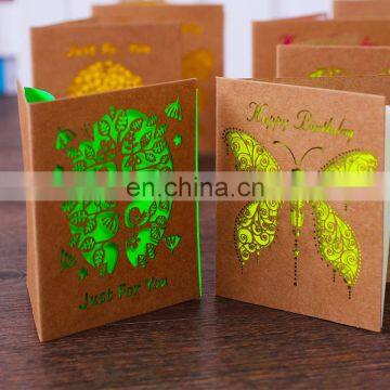 Customized design greeting card antique new year greeting card happy birthday cards