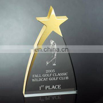 2016 customized design Star acrylic trophy,acrylic star award