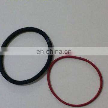 Elastic black hair tie