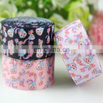 22mm custom japan cartoon print grosgrain ribbons