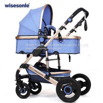 Baby StrollerChina OEM Factory for Children Kids Baby Aluminum 3 in 1 Baby Good Baby Fold Stroller