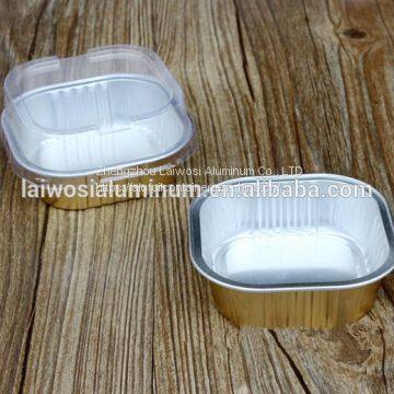 Mini Color Coated Colorful Food Packaging Aluminium Foil Box With Plastic Lid From China Manufacture photo-2