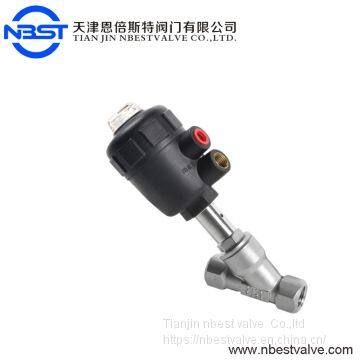 DN32 SS304 Body Pneumatic Angle Seat Valve photo-3