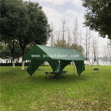 Outdoor Camp House Multi-functional Camping Tarp Oxford Waterproof Camp Equipment Flysheet photo-3
