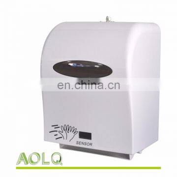 Plastic hand roll tissue auto paper towel dispenser with sensor