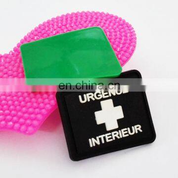 rub resistant custom rubber patches for apparel