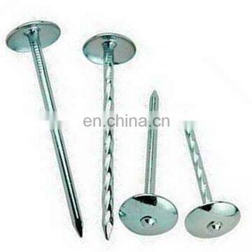 High Quality Fasteners Galvanized Corrugated Umbrella Head Coil Roofing Nail