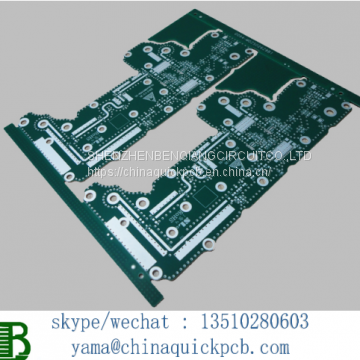 Hasl & carbon printing 4 layer printed pcb circuit boards