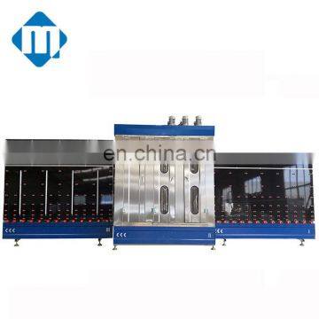 Vertical glass washing and dry machine