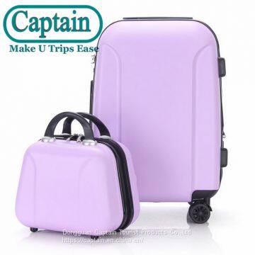 retro trolley luggage capacity travel suitcase 2---PCS 20