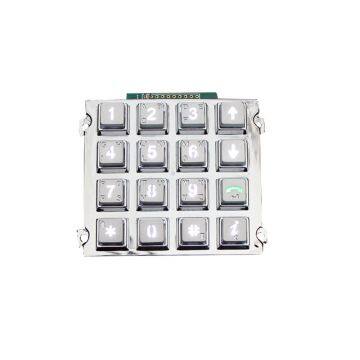 IP65 Waterproof Industrial Keypad Zinc Alloy Metal Numeric Keypad LED Illuminated Metal Keypad for Wholesales photo-4