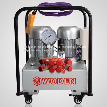 hydraulic wrench pump in wodenchina,electric pump,Double motor large flow electric pump,PE703AD2