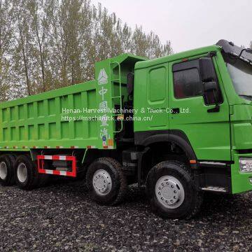 SINOTRUK HOWO used Dump Truck 8X4 40 Tons Secondhand  8x4 tipper