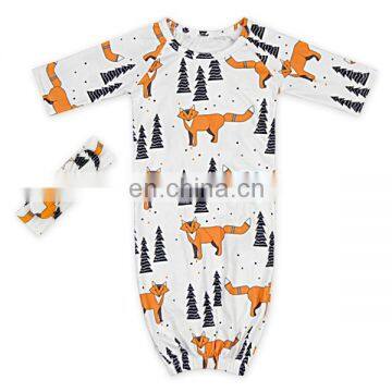 Toddler Adorable Many Colors Printed Wholesale Newborn Sleeping Bag Clothes Stylish Baby Girls Sleeping Gown photo-5