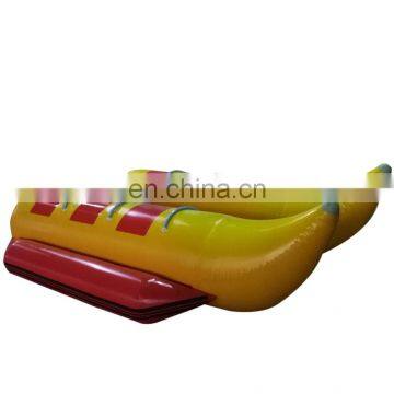 Inflatable water rubber banana boat price for sale, fiberglass fishing rowing boat