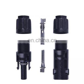 Flame Resistance IP68 Waterproof 1500V DC PV Cable Plug Socket Solar Connector Pin photo-5