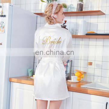 3/4 Sleeve Satin Fabric Uniforms Spa Salon Uniform Ladies photo-4