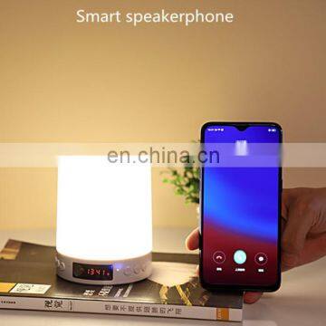 DDP Shipping Wholesale Multifunction Smart Bluetooth Speaker Night Light Colorful Music Player Touch Table Lamp photo-6