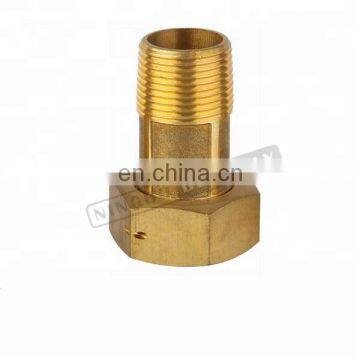 Economic brass swivel nut for water meter connection