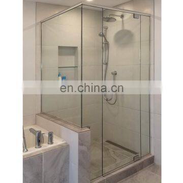 Silver Aluminum Frame Economical Shower Cabin enclosed shower room