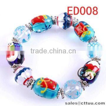 China Online Shopping Green Glass Bead Bracelet photo-6