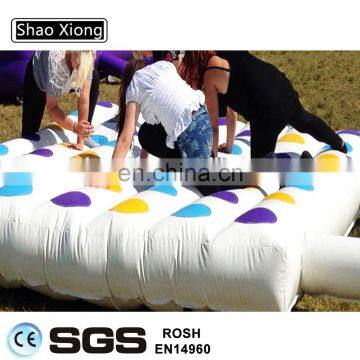 Outdoor Giants 3D Twister Interactive Inflatable Twister Mattress Mats Sports Games for Adults Kids