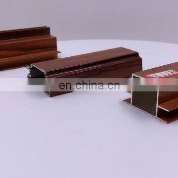 SHENGXIN Cheap Price Wood Grain Color Aluminum Profile for Aluminum Profile Frame price per kg