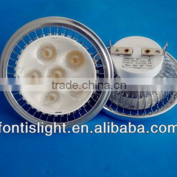 Circular AR111 LED Spotlight GU53 6500K 480lm (CE&RoHS)