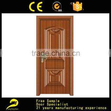 single steel wooden armor door China steel door low prices