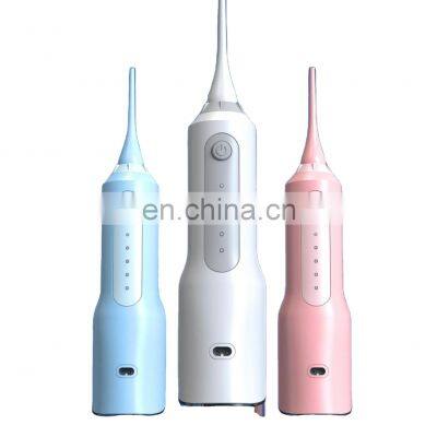 Pretty Portable Traveler Handle Cordless Freedom Electric Dental Oral Irrigator 170ml Tooth Water Flosser Soft Waterproof