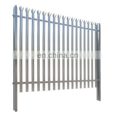 W Type Galvanized Palisade Fence