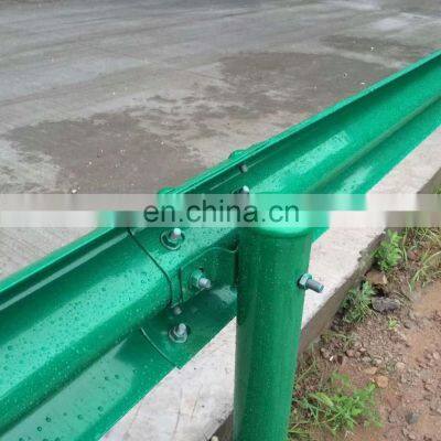 Highway Guardrail Fence Crash Barrier Guard Rail for Road Construction Roadway Safety w Beam Steel Crash Barrier Hot Dipped Galv