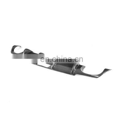 For Volkswagen VW Scirocco R Racing Style Carbon Fiber Rear Bumper Diffuser 15-18 photo-5