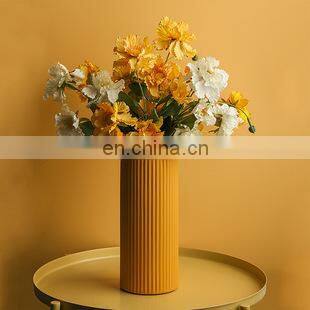 Custom Nordic Interior Wedding Rustic Office Living Hand Crafted Modern Nordic Ceramic Vase Home Accessories Decor photo-3