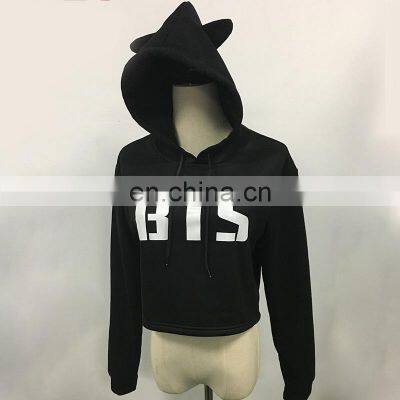 Autumn and Winter Plus Velvet Sweater Long-sleeved Hooded Women's Clothing BTS Casual Sweater Coat for Men and Teenagers photo-2