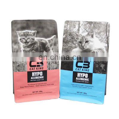 Strong sealing popular gravure printing plastic pet dog treats with zip lock food packaging bag zip lock bag