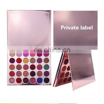 Private Label Small Quantity 30 Colors Make Your Own Eyeshadow Palette Natural Eye Shadow Vegan Pallet
