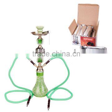 2016 Hot Selling JYH04 Green Wholesale Glass Hookah Shisha photo-3