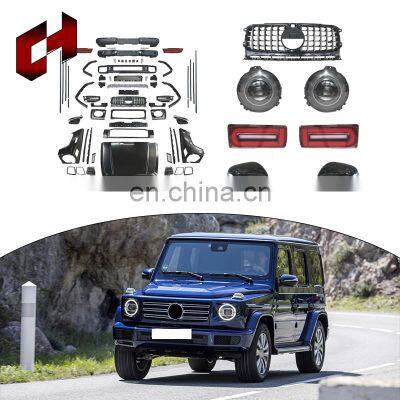 CH Brand New Material Rear Spoiler Wing Taillights Fender Vent Wing Body Kit For Mercedes-Benz G Class W463 12-18 Old To New