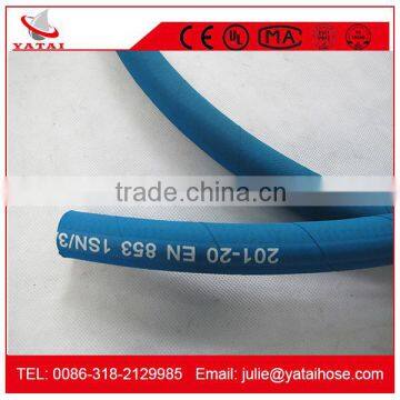 2015 Hot Oil Resistant Blue Rubber Air Compressor Hose